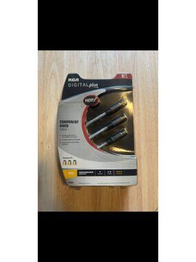 RCA Digital Plus 9 Ft Component Video Cable HDTV Double Shielded Gold-Plated Con